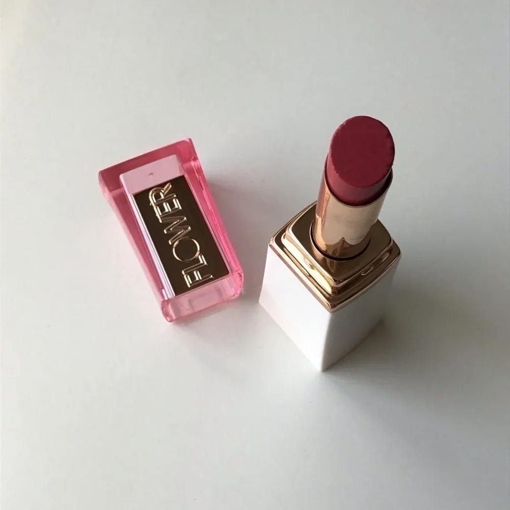 FLOWER Lipstick by Drew NEW Petal to the Metal LB1 Berry Pink Lip Butter Pretty